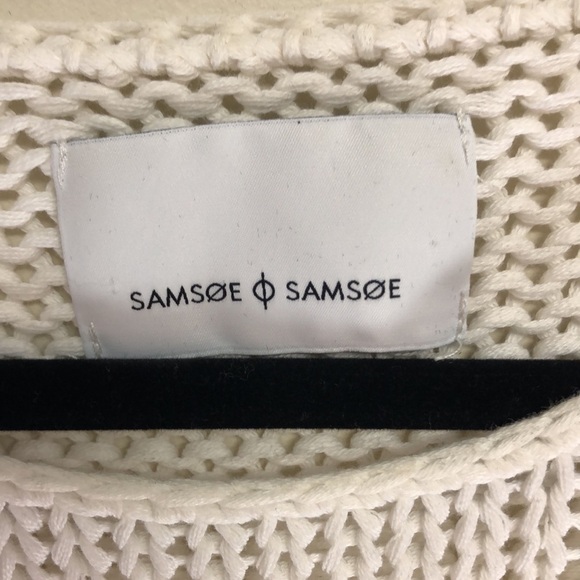 Samsoe & Samsoe Chub LS Sweater Knit White Size Small‎ - Picture 3 of 8